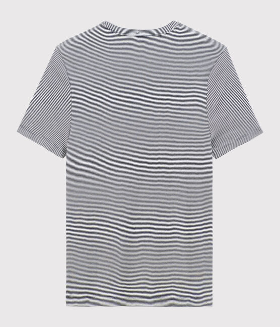 Kurzärmliges T-Shirt blau SMOKING/weiss MARSHMALLOW