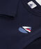 Langärmeliges Baby-T-Shirt aus Baumwolle blau SMOKING