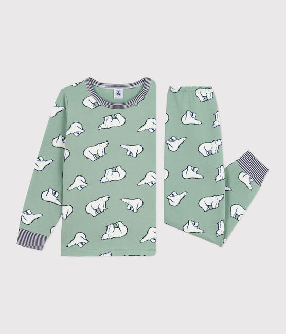Kinder-Pyjama aus Molton mit Bärmotiv SAULE/ MULTICO