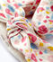 Set mit Haarband und Schuhen aus Bio-Baumwolle mit Blumenmuster für Mädchen variante 1