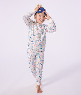 Kinder-Pyjama zum Verkleiden aus Baumwolle mit Blumenmotiv