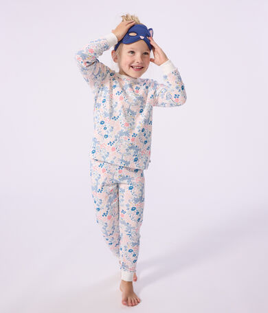 Kinder-Pyjama zum Verkleiden aus Baumwolle mit Blumenmotiv