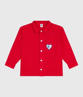 Kinder-Jacke aus einfarbiger Baumwolle