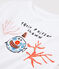 Serge Bloch T-Shirt für Kinder weiss ECUME