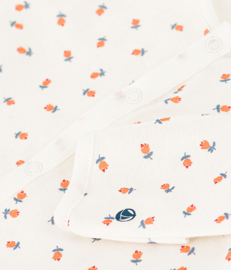 Bedruckter Kombi-Overall aus Baumwolle weiss MARSHMALLOW/weiss MULTICO