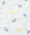 Wendbare Baby-Weste aus Baumwolle mit Drachenmotiv weiss/vielfarbig