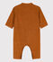 Langer Baby-Overall aus Nicki braun ECUREUIL