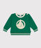 Baby-Sweatshirt aus Molton grün JARDIN
