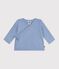 Baby-Wickeljacke aus Woll- und Baumwollstrick mit Lochstickerei POLAIRE