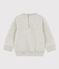 Baby-Sweatshirt aus Molton grau BELUGA CHINE