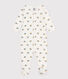 Strampler aus Molton mit Blumenmuster