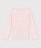 Kinder-T-Shirt mit Siebdruck für Mädchen rosa FLEUR