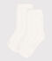 2er-Set einfarbige Baby-Socken aus Baumwolljersey variante 2