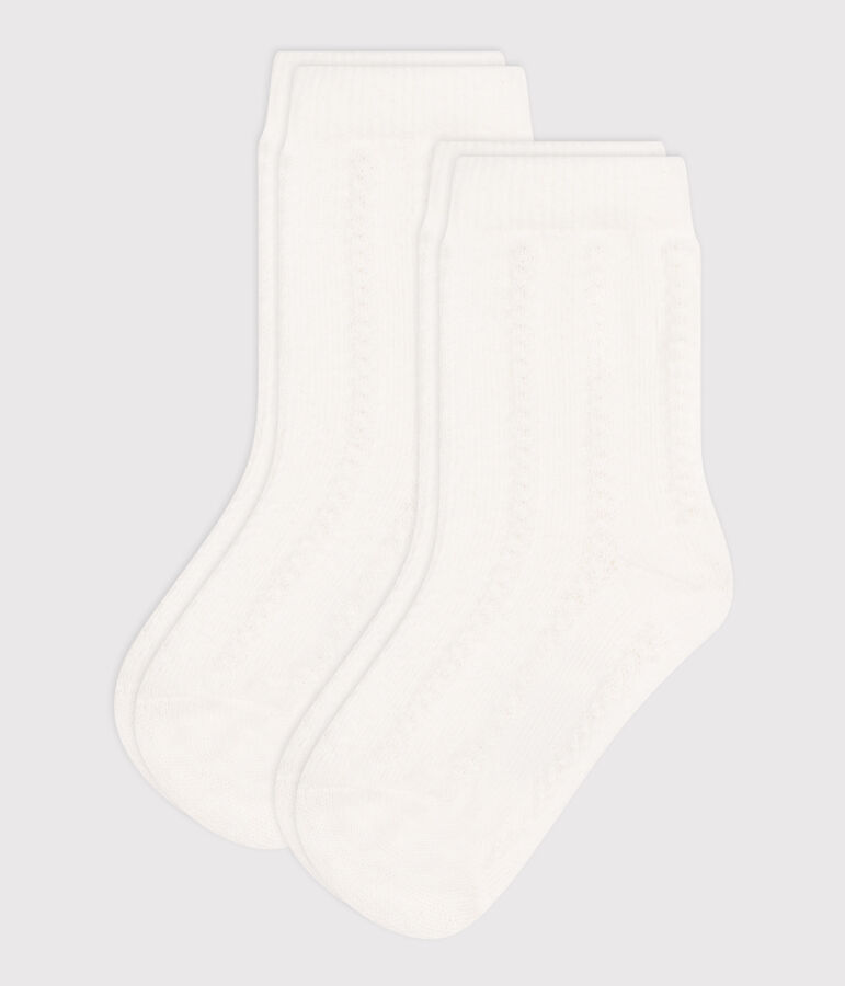 2er-Set einfarbige Baby-Socken aus Baumwolljersey variante 2