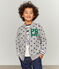 Kinder-Collegejacke Jungen grau SUBWAY/blau SMOKING