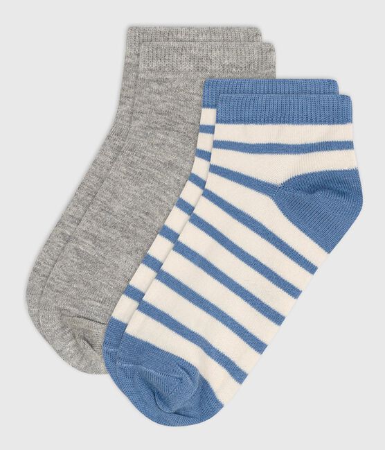 2 Paar Baumwollsocken für Mädchen mit Logo variante 1