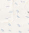 Baby-Bodyjama aus Doppeljersey weiss MARSHMALLOW/weiss MULTICO