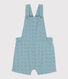 Kurze Baby-Overall in Broderie Anglaise