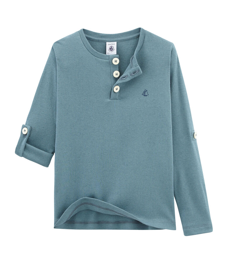 Lang&auml;rmeliges Kinder-T-Shirt Jungen blau