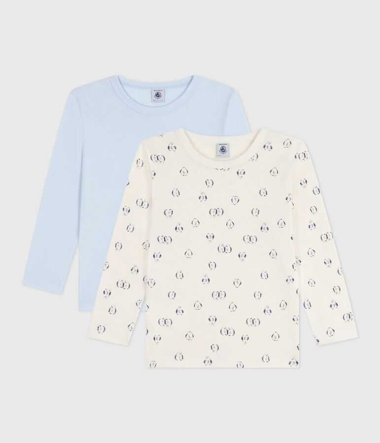 Set lang&auml;rmeliger Kinder T-Shirts aus bedruckter Baumwolle vielfarbig