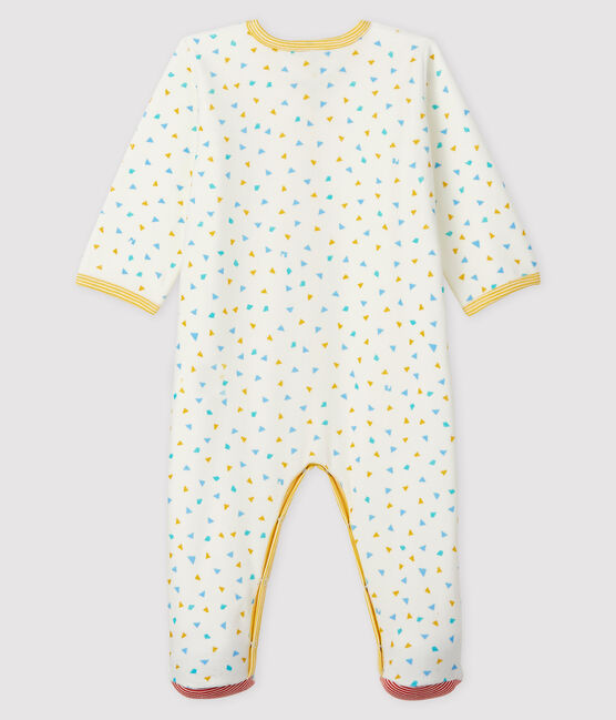 Baby-Strampler aus Nicki mit Konfetti-Druck weiss MARSHMALLOW/weiss MULTICO