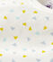 Baby-Strampler aus Baumwolle ohne Druckknöpfe mit Konfetti-Motiv weiss MARSHMALLOW/weiss MULTICO