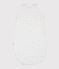 Babyschlafsack aus Baumwolle mit Blumenmotiv TOG-Wert 0,5 weiss MARSHMALLOW/weiss MULTICO