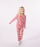 Kinder-Pyjama aus Baumwolle mit Herzmotiv rosa ROSEWOOD/ MARSHMALLOW