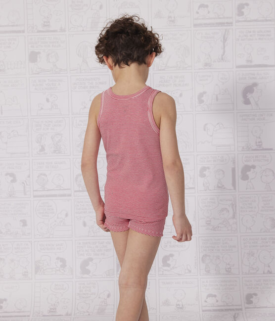 3er-Set Unterhemden Petit Bateau X Snoopy aus Baumwolle für Jungen variante 1