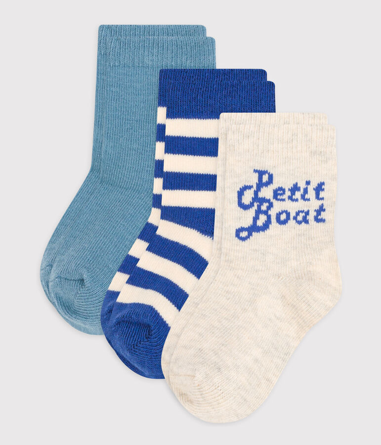 3er-Set Babysocken Petit Boat vielfarbig