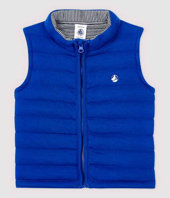 Ärmelloses Baby-Blouson für Jungen blau SURF