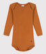 Langärmeliger Baby-Body aus Ajour-Strick