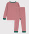Kinderpyjama aus Baumwolle mit Ringelstreifen STOP/ MARSHMALLOW