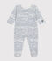 Dors bien en velours bébé weiss ECUME/ INCOGNITO