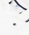 Kurzärmeliges Poloshirt aus Jersey für Jungen weiss MARSHMALLOW