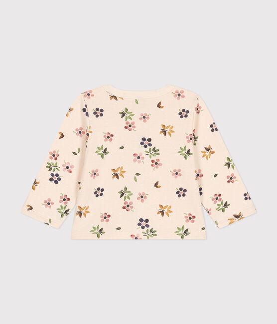Baby-Cardigan aus Doppeljersey weiss AVALANCHE/ MULTICO