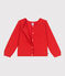 Kinder-Strickjacke aus Baumwolle mit Zierstrick SPICY