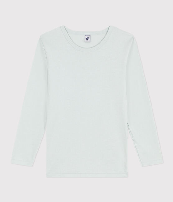 Langärmeliges T-Shirt aus Baumwolle. blau AGLA
