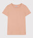 Damen-T-Shirt LE DROIT aus Baumwolle mit Rundhalsausschnitt