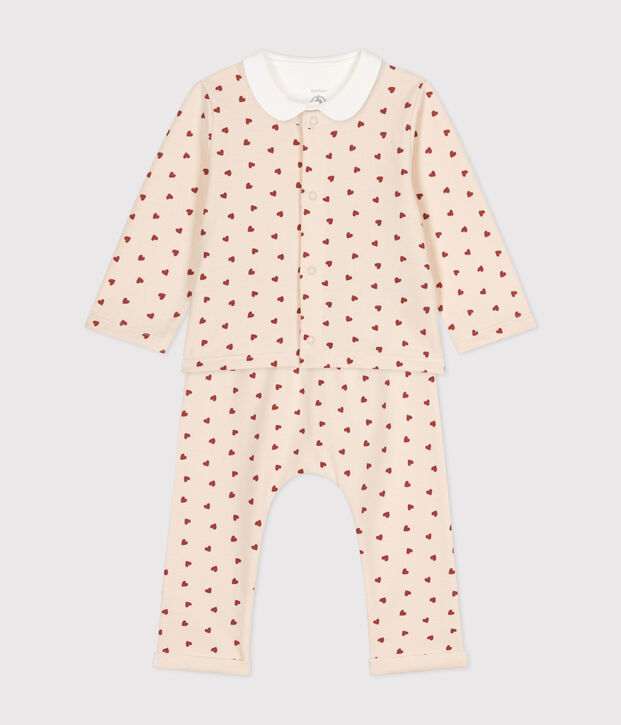 3er-Set aus leichtem Molton f&uuml;r Babys naturfarben/braun