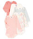 Set mit 5 langärmligen Baby-Bodys für Mädchen