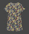 Kurzer Kinderpyjama aus Baumwolle mit Printmotiv mit Leuchteffekt weiss MARSHMALLOW/weiss MULTICO