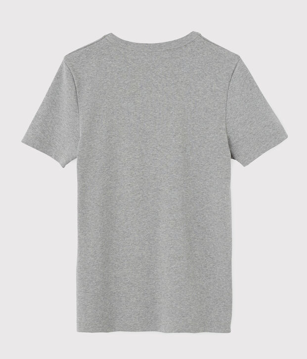 Kurz&auml;rmliges T-Shirt grau