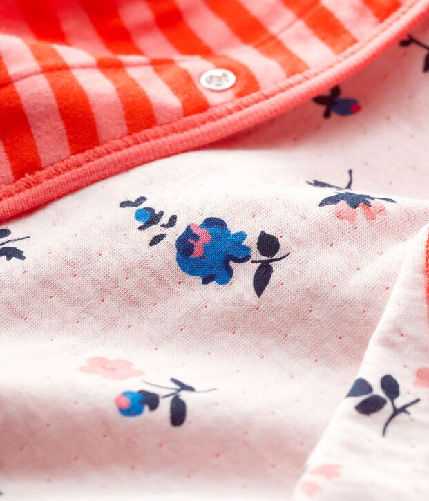 Wendbarer Baby-Cardigan. orange/orange