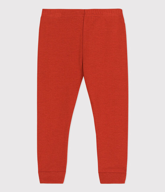 Einfarbige Baby-Leggings aus Baumwolle rot HARISSA