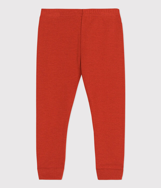 Einfarbige Baby-Leggings aus Baumwolle rot