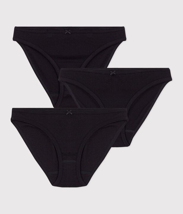 Set Damen-Slips aus Baumwolle vielfarbig