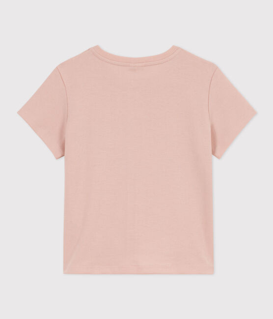 Bedrucktes Kinder-T-Shirt aus Baumwolle für Mädchen rosa SALINE