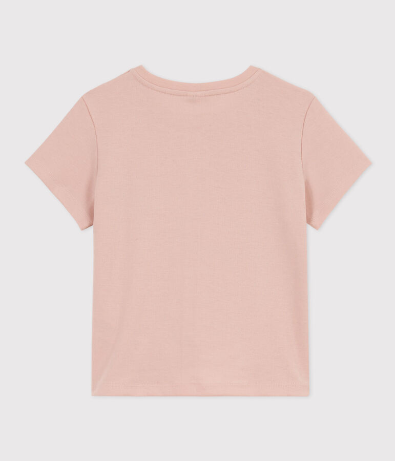 Bedrucktes Kinder-T-Shirt aus Baumwolle f&uuml;r M&auml;dchen rosa