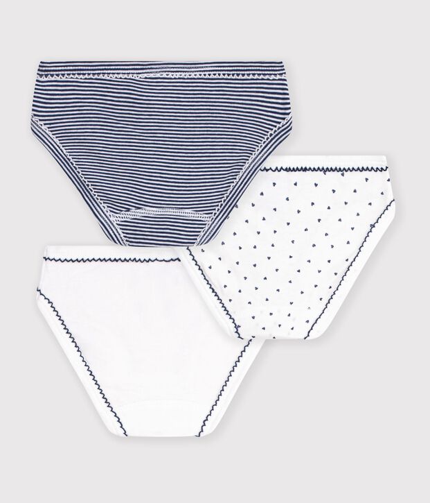 3er-Set Unterhosen f&uuml;r kleine M&auml;dchen vielfarbig